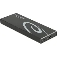 DeLOCK behuizing voor M.2-schijven - M.2 kaart / SATA 6Gb/s - USB 3.2 (Gen 2)