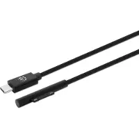Manhattan 353632 Surface Connect auf USB-C Ladekabel 1,8m PD-Fähig