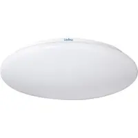 Ledino Plafondlamp met bewegingssensor Altona, wit / opaal, Hal, Kunststof, Modern, Plafondlamp met sensor
