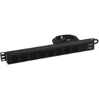 Eurolite R19-8 19 stroomverdeler 8-voudig 1 HE