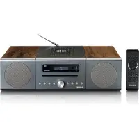 Lenco MC-175SI - Micro set met DAB, FM, CD, 2 USB, Bluetooth, QI, RC - zilver