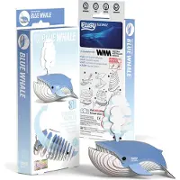 Carletto Deutschland 3D Puzzel - Blauwe Vinvis - Zeedieren - Duurzaam - Verzamel Ze Allemaal - 6 Jaar