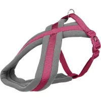 Trixie Premium reisset met gevoerde bekerhouders, geschikt voor L-XL (70-100 cm), kleur: orchidee