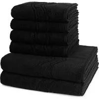 Ross Dames en Heren 4 X handdoek 2 X douchedoek - per set Cashmere feeling