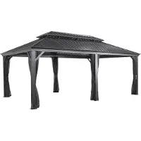 Sojag Paviljoen pergola messina 363x598x307 cm antraciet