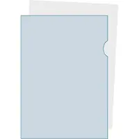 Exacompta documenthouder, DIN A4, gekorreld, 100 stuks, blauw