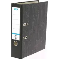Pierre by Elba Ordner Smart A4 80mm karton zwart gewolkt - 4 stuks