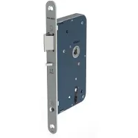 Lips 2426 Centraalslot | DM60mm | PC72mm | krukgat 8mm | voorplaat RVS 20x235mm afgerond | sluitplaat SPT2421 R | DR 2+4 - 7264605