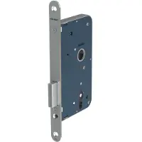 Assa Abloy 2455 Kastslot | DM60mm | PC | voorplaat staal gelakt 20x235mm afgerond | DR 1+2+3+4 - 7962025