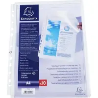 Exacompta documenthouder, DIN A4, gekorreld, 100 stuks, geel