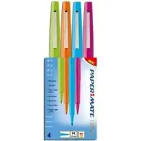 Paper Mate Faserschreiber Flair M 4er Etui HG/M/O/T