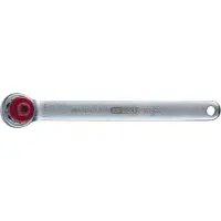 Ks Tools 160.0733 Remontluchtingssleutel, extra kort, 11 mm, rood