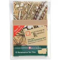 Sakura Zentangle Renaissance Tile Set