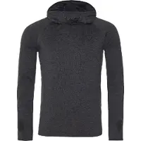 Awdis Mannen, Functioneel overhemd, Just Cool Hooded Neck Long Sleeve Shirt (XXL), Grijs, XXL