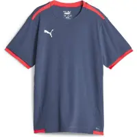 Puma teamLIGA Jersey Jr Kinder Sportshirt - Blauw - Maat 152