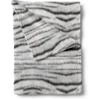 Zo! Home Plaid Siberian White Tiger Grey-140 x 200 cm