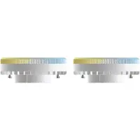 Luumr Smart LED GX53 9W CCT ZigBee Hue set van 2 LED-Leuchtmittel , dimbaar, wit / opaal