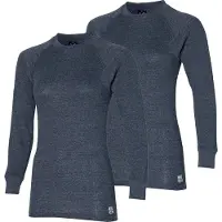 Heatkeeper Thermoshirt - Dames - Antraciet - S - Set van 2