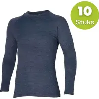 Heatkeeper Thermoshirt - Heren - Antraciet - XXL- Set van 10