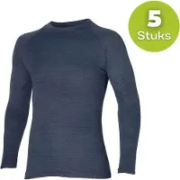 Heatkeeper Thermoshirt - Heren - Antraciet - L- Set van 5