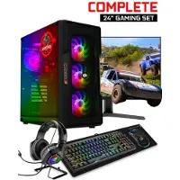 Screenon - Gaming Set - X52184 - V1 (GamePC.X52184 + 24 Inch Monitor + Toetsenbord + Muis)