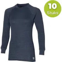 Heatkeeper Thermoshirt - Dames - Antraciet - L- Set van 10