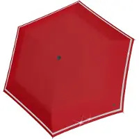 Knirps Unisex, Paraplu, Kids Rookie Reflecteert, Rood
