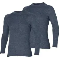 Heatkeeper Thermoshirt - Heren - Antraciet - XL - Set van 2