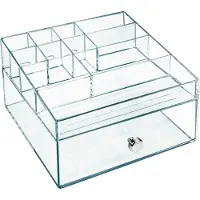 SmartaSaker Organiser Drawers voor Make-up Transparant (16,5 x 17,7 x 10 cm)