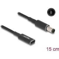 DeLOCK USB-C naar HP en Compaq notebook laadadapter | 7,4 x 5,0mm (met pin) | 0,15 meter