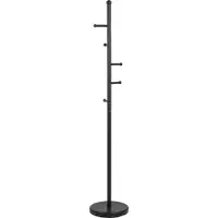 Home4You Kleerhanger Aspen Gepoedercoat Staal Mat Zwart