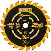 Dewalt DT1669 Extreme Cirkelzaagblad - 184 X 16 X 24T - Hout