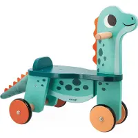 Janod - Dinosaurus - Houten loopfiets - Portosaurus