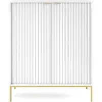 Selsey Dressoir Louis 2 deurs | spaanplaat wit 104x125x39 cm dressoirs | NADUVI