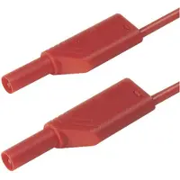 Hirschmann Test & Measurement MLS WS 100/1 rt Veiligheidsmeetsnoer Banaanstekker 4 mm Banaanstekker 4 mm 1.00 m Rood 1 stuk(s)