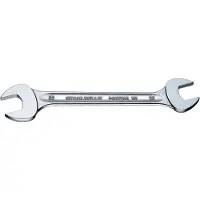 Stahlwille Dubbele steeksleutel | 12 x 14 mm lengte 170 mm | verchroomd | 1 stuk - 40031214 40031214