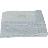 Roba Lil Knuffeldoekje Planet Turquoise 80 X 80 Cm | Maat: 80x80 cm