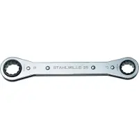 Stahlwille 41131618 25 16 X 18 RATSCHENRINGSCHLUESSEL Dubbele ringsleutelratelset Sleutelbreedte (metrisch) 16 - 18 mm