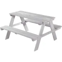 Roba Kinderpicknicktafel for 4 Outdoor Deluxe grijs