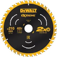Dewalt Accessoires Cirkelzaagblad TCT | 210x30x40T - DT20433-QZ