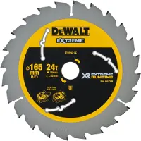 DeWalt Accessoires DT99560 XR Cirkelzaagblad 165x20mm 24 tands - DT99560-QZ