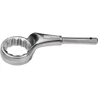 Padre ringsleutel 839, SW 55 mm, lengte 270 mm, CV-staal, gekarteld, twaalfpunts met speciaal profiel