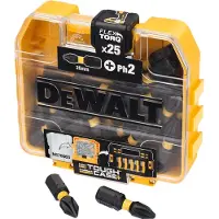 DeWalt Accessoires DT70555T-QZ Schroefbits FLEXTORQ PH2 25mm - 25stuks in TOUGH CASE TicTac - DT70555T-QZ
