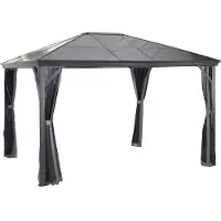 Sojag Aluminium paviljoen verona 1014 met klamboe 298x423x261 cm