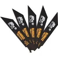 DeWalt DT2407L-QZ - Zaagblad voor Reciproke Zaag - Metaal Extreme - 152mm - 1,4-1,8mm - 5 stuks