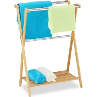 Relaxdays Handdoekhouders + handdoekhaken, Handdoekhouder