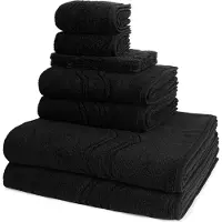Ross Dames en Heren 2 X Washand 2 X gasten- 2 X douche- 2 X handdoek in een set Cashmere feeling