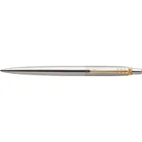 Parker Jotter Gel pen | Roestvrij staal met goud detail | Medium punt zwarte inkt (0,7 mm) | Geschenkdoos