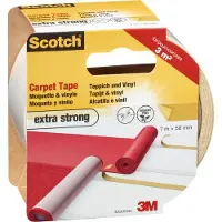 3M 42022050 Dubbelzijdig tape voor vloerbedekking Scotch Wit (l x b) 20 m x 50 mm 1 stuk(s)