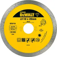 DeWalt DT3715-QZ DT3715-QZ Diamanten doorslijpschijf Diameter 110 mm 1 stuk(s)